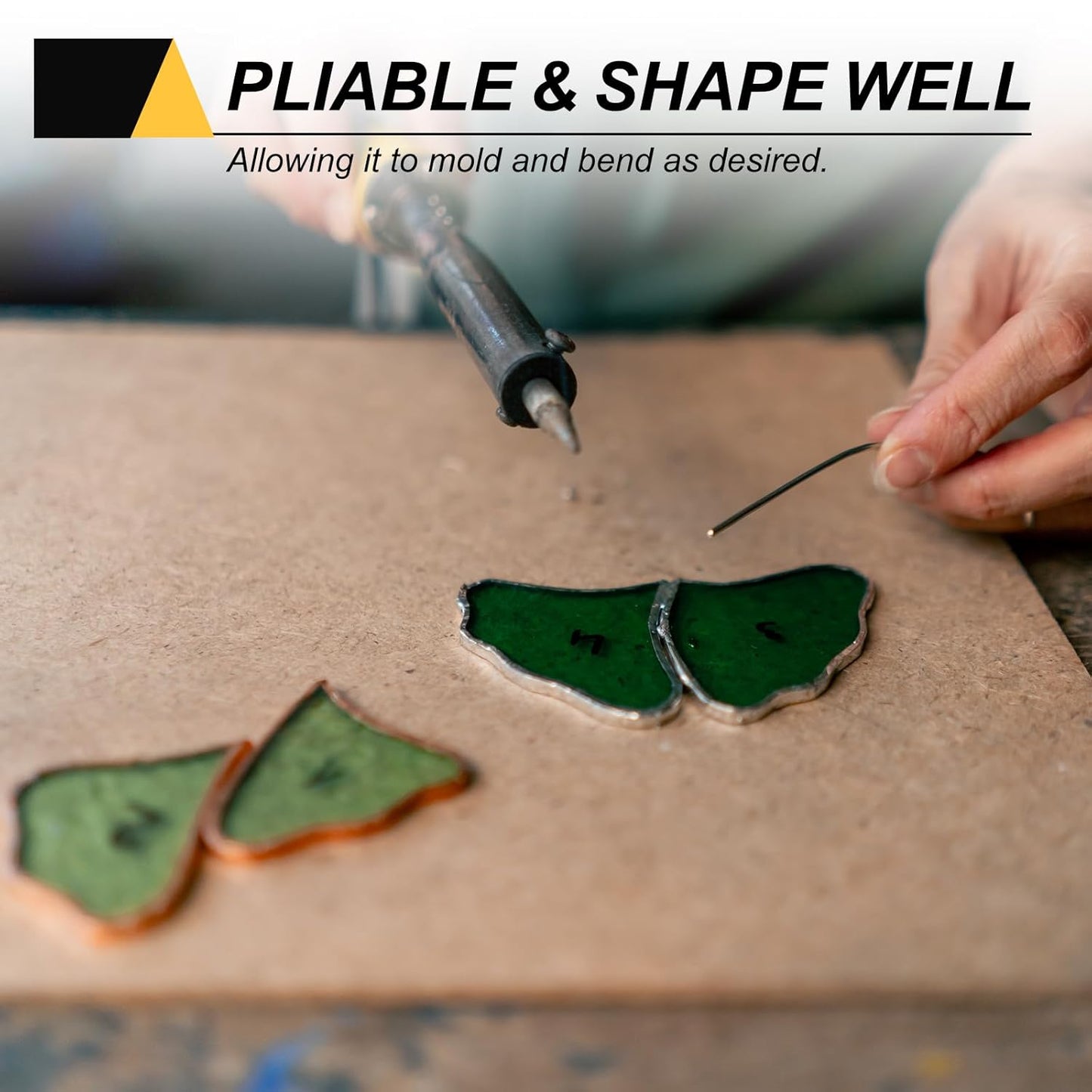 MECCANIXITY 114 Yards/345 Feet 27 Gauge Metal Floral Wire Black Flexible Paddle Thin Floral Wires for Craft, Christmas Wreath, Flower Arrangement, Wedding, Total 3 Roll