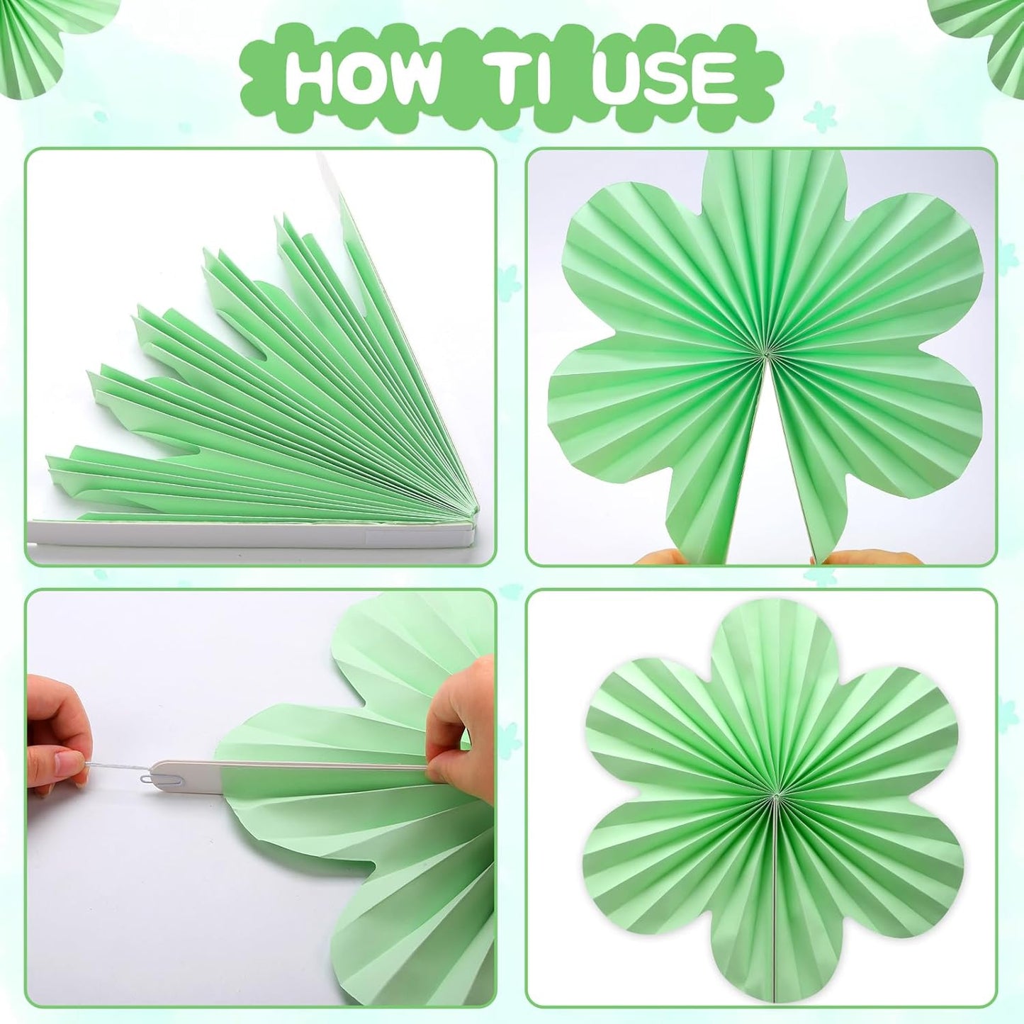 BestoFun 12 PCS Paper Flowers Fans Pastel Party Decorations Paper Flowers Decorations for Wall Girl Groovy Birthday Baby Shower Wedding Bachelorette Room Hanging Décor