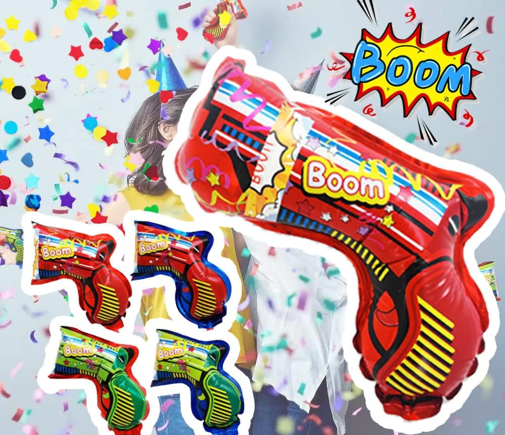 Confetti Cannon,Self-Inflating Confetti Poppers,Wedding and Birthday Party Poppers 20PCS