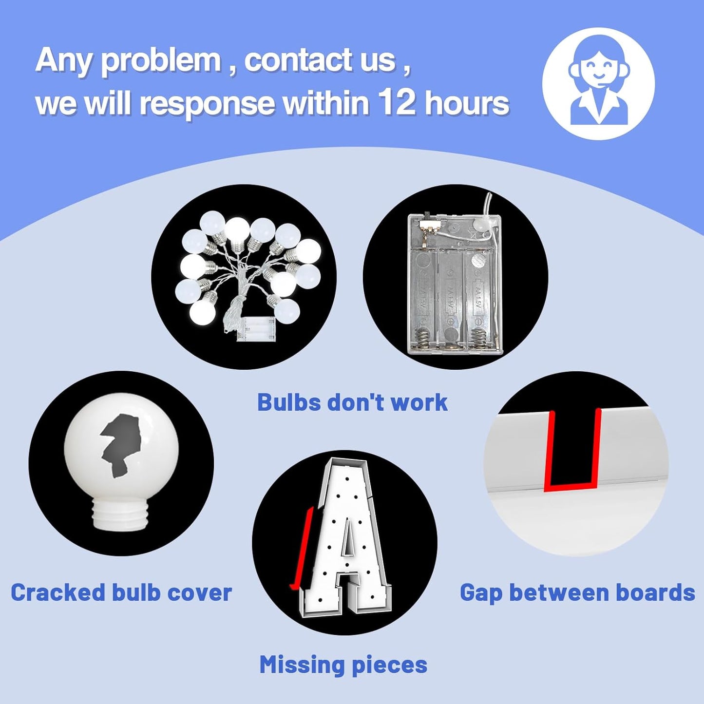 4FT Marquee Light Up Letters - Cool White Light Up Letters E with Fixed Water Bag, Party Decoration Large Marquee Light Up Letters can Be Used for Wedding Decoration, Birthday Party Decoration