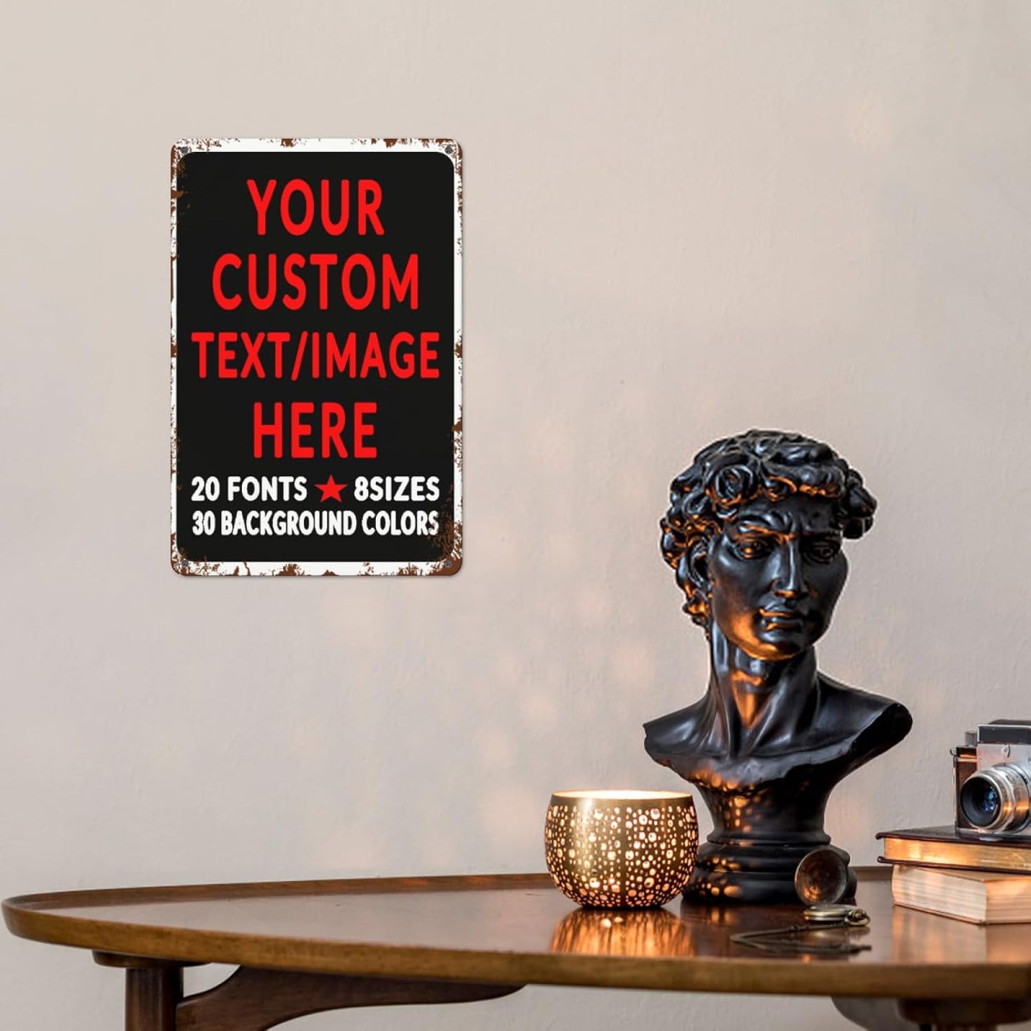 Custom Sign Personalized Custom Metal Sign, Customize For Office, Business, Workplace, Office, Home, Delivery Signs 8x12