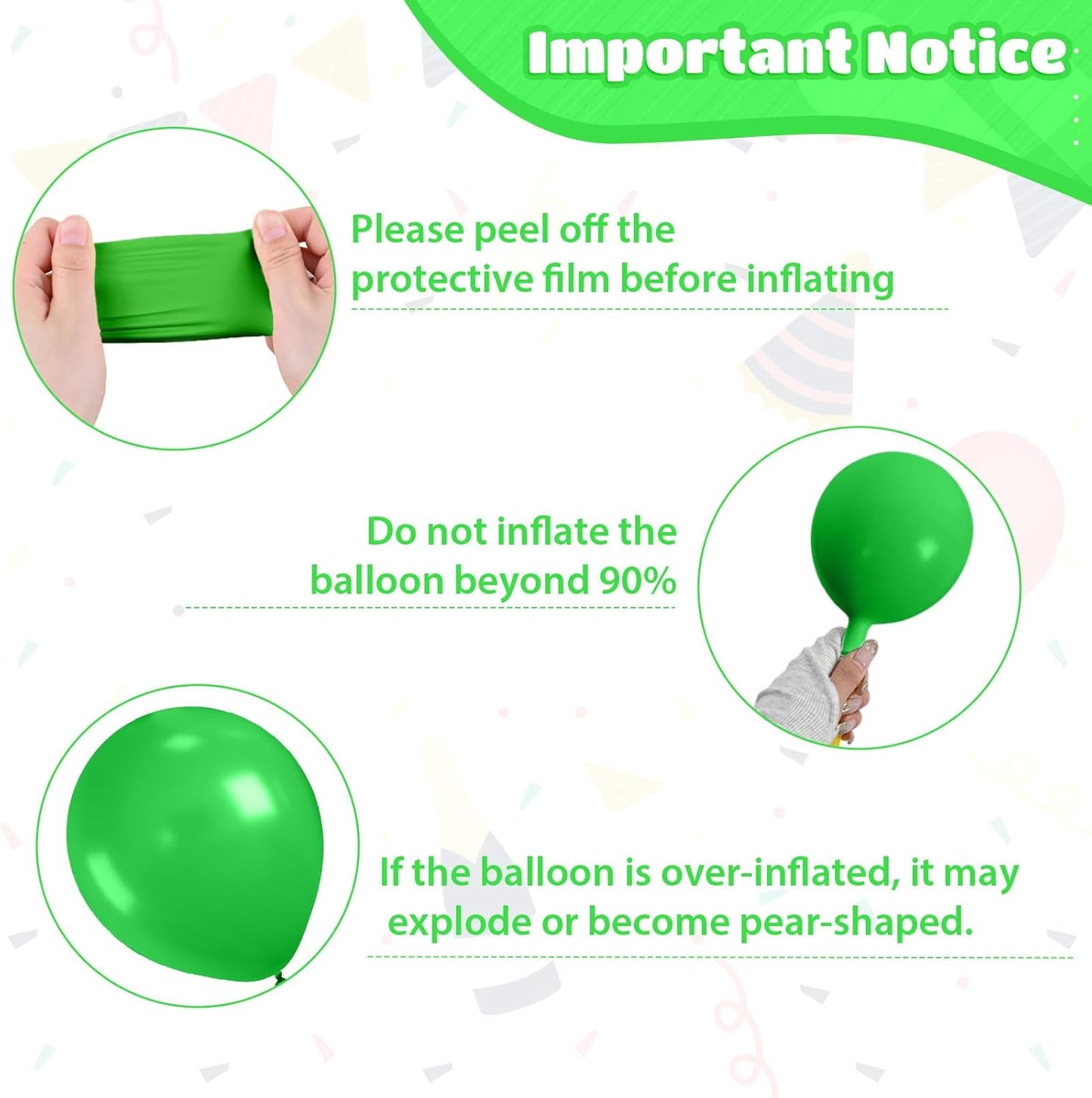 Brown and Green Balloons, 12 Inch Coffee Brown Emerald Dark Metallic Green Confetti Balloons for Camping Jungle Theme Forest Adventure Birthday Baby Shower Party Decorations