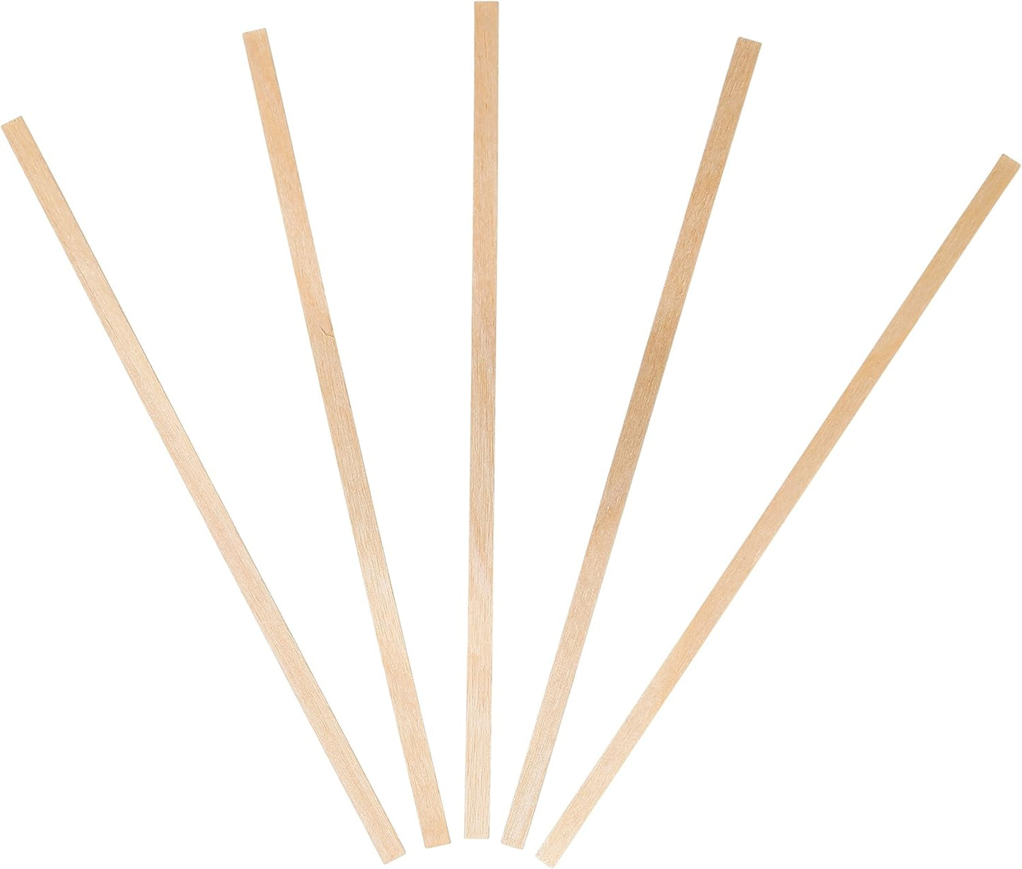 2000 Count | KingSeal Natural Birch Wood Coffee Stirrers, Stir Sticks, 5.5 Inch, Square End, Earth-Friendly, Biodegradable - 2 Boxes x 1000 Stirrers