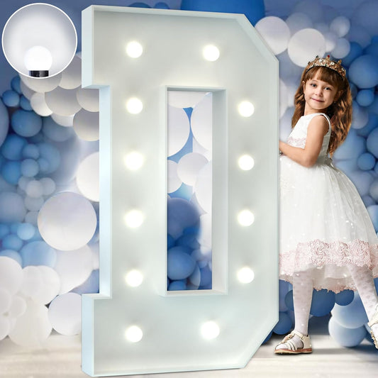 Marquee Letters 4 Feet Tall Large Light Up Letters Baby Shower Decorations Wedding Engagement Happy birthday White Party Decorations Marry Me Sign Big Cardboard Backdrop D