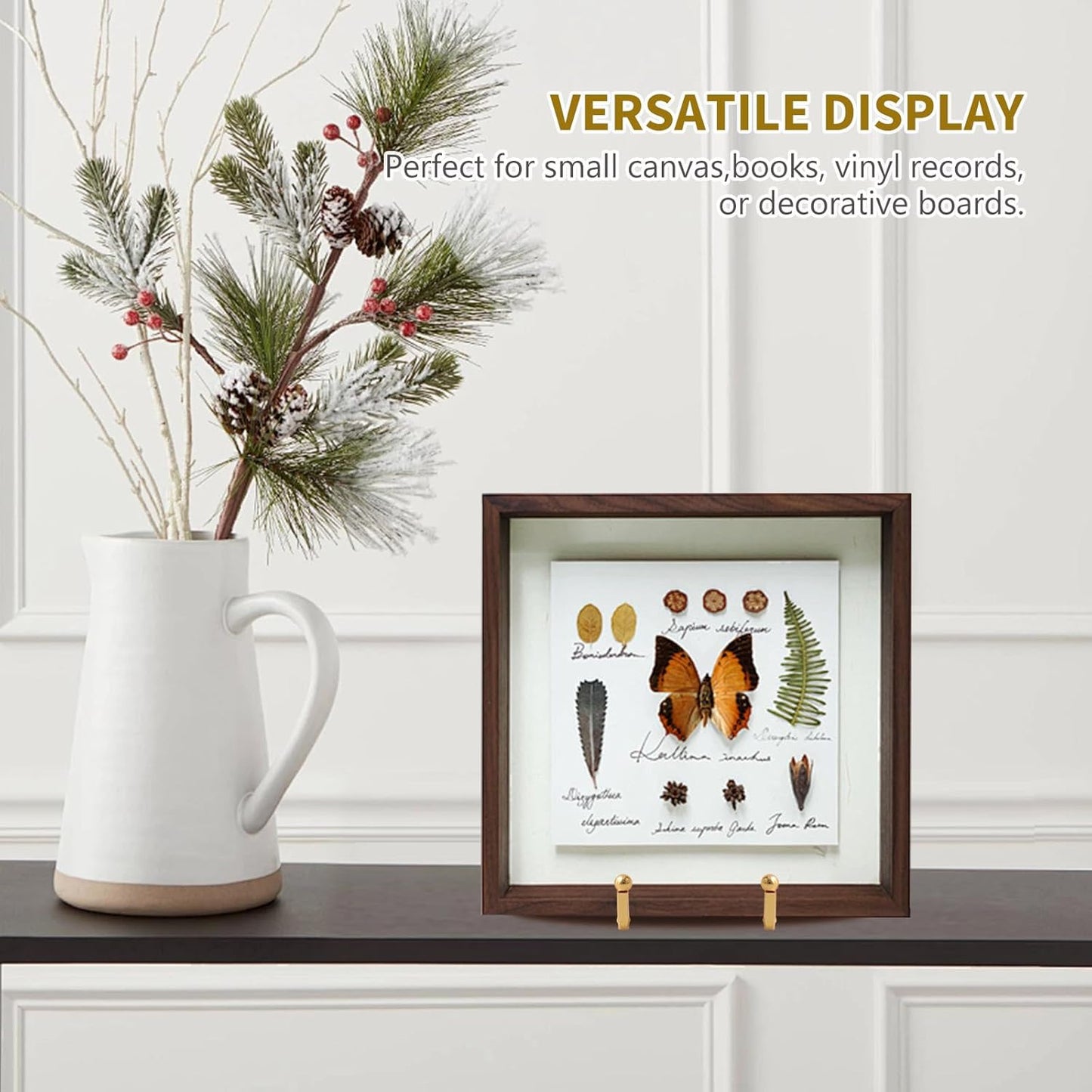 Plate Holder Easel Display Stand - 6 inch Metal Plate Stands for Display - Tabletop Picture Stand - Gold Iron Easels for Display Pictures | Photo Frames | Book | Decorative Plates | Plaque - 2 Pack