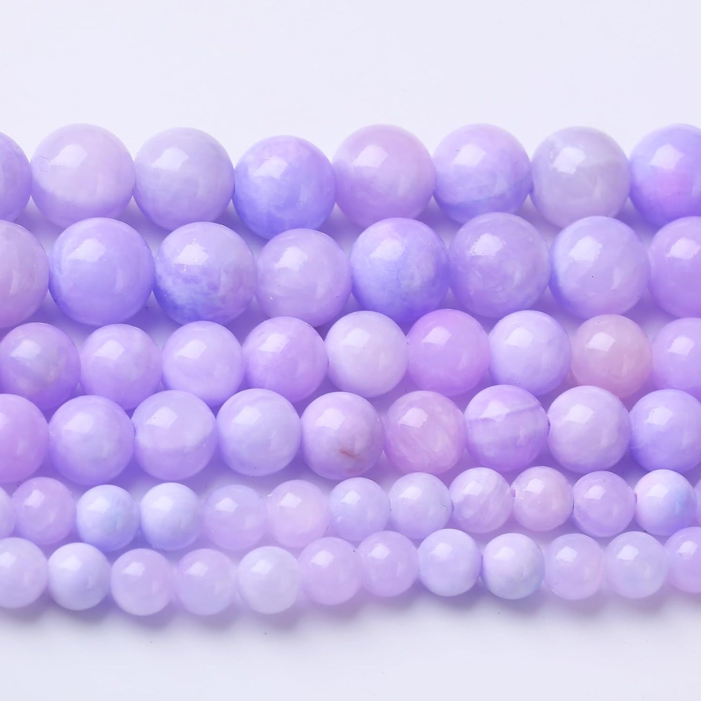 Purple Persian Jade Stone Beads Gemstone Round Crystal Energy Jade Beads Stone Beads for Jewelry Making DIY Bracelet Necklace Jewelry Making 1 Strand 15.5inch 31PCS 12MM