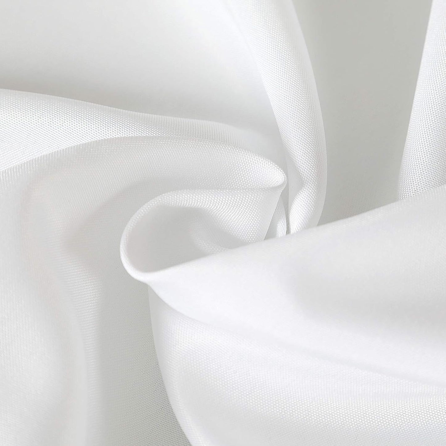 Cupuamon Square Tablecloth 90x90 inch Washable Polyester Fabric Table Cloth for Wedding Party Dining Banquet Decoration（90x90,White）