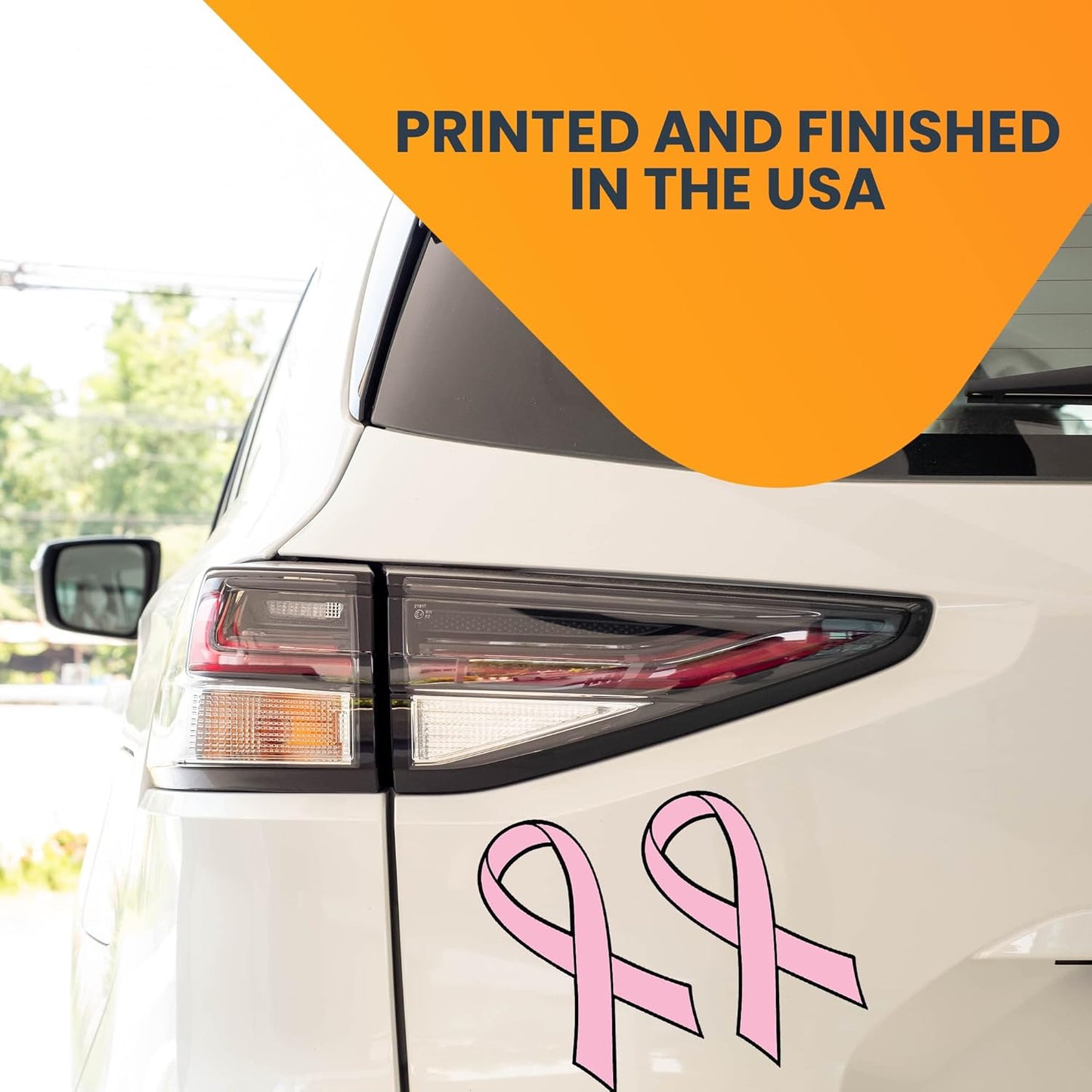 Magnet Me Up: Support Breast Cancer Awareness Pink Ribbon Magnet Decal - 2 Pack, 3.5x7 Inches, Heavy-Duty Automotive Magnets for Car, Truck, SUV - Raise Awareness and Show Support with This Magnet