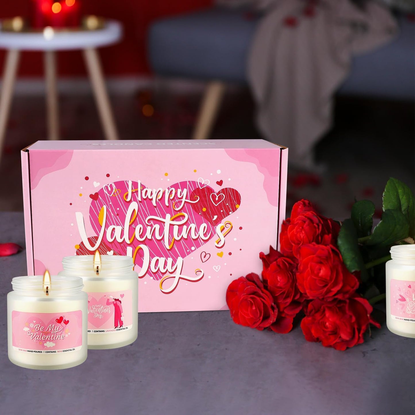 Scented Candle Gifts,6pack-Long Lasting Burning-Aromatherapy Candle for Men Husband Boyfriend,Romantic Gifts for Women, Girlfriend Wife,Mother,Home Decor,Anniversary