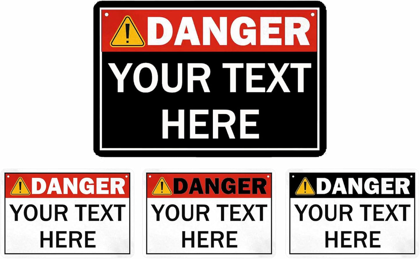 Custom Sign, Personalized Metal Signs, Customize for Office, Business, Workplace, Office, Home, Delivery Signs, Metal Sign With Your Own Image, Text,Photo, Pets, Kids Art Made in USA (Design 4)