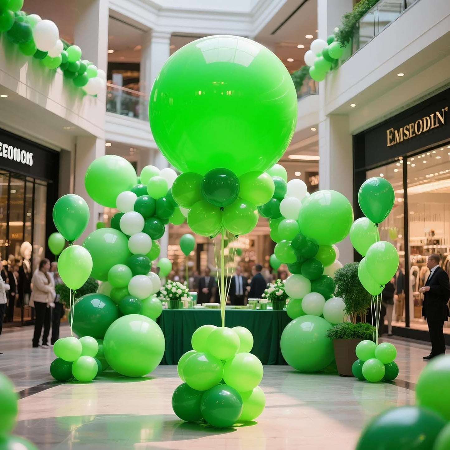 KAWKALSH Lime Green Balloons 9pcs 36 Inch Extra Large Big Jumbo Giant Neon Yellowish Light Green Latex Balloons for Graduation Halloween Summer Baby Showers Birthday Party Decorations