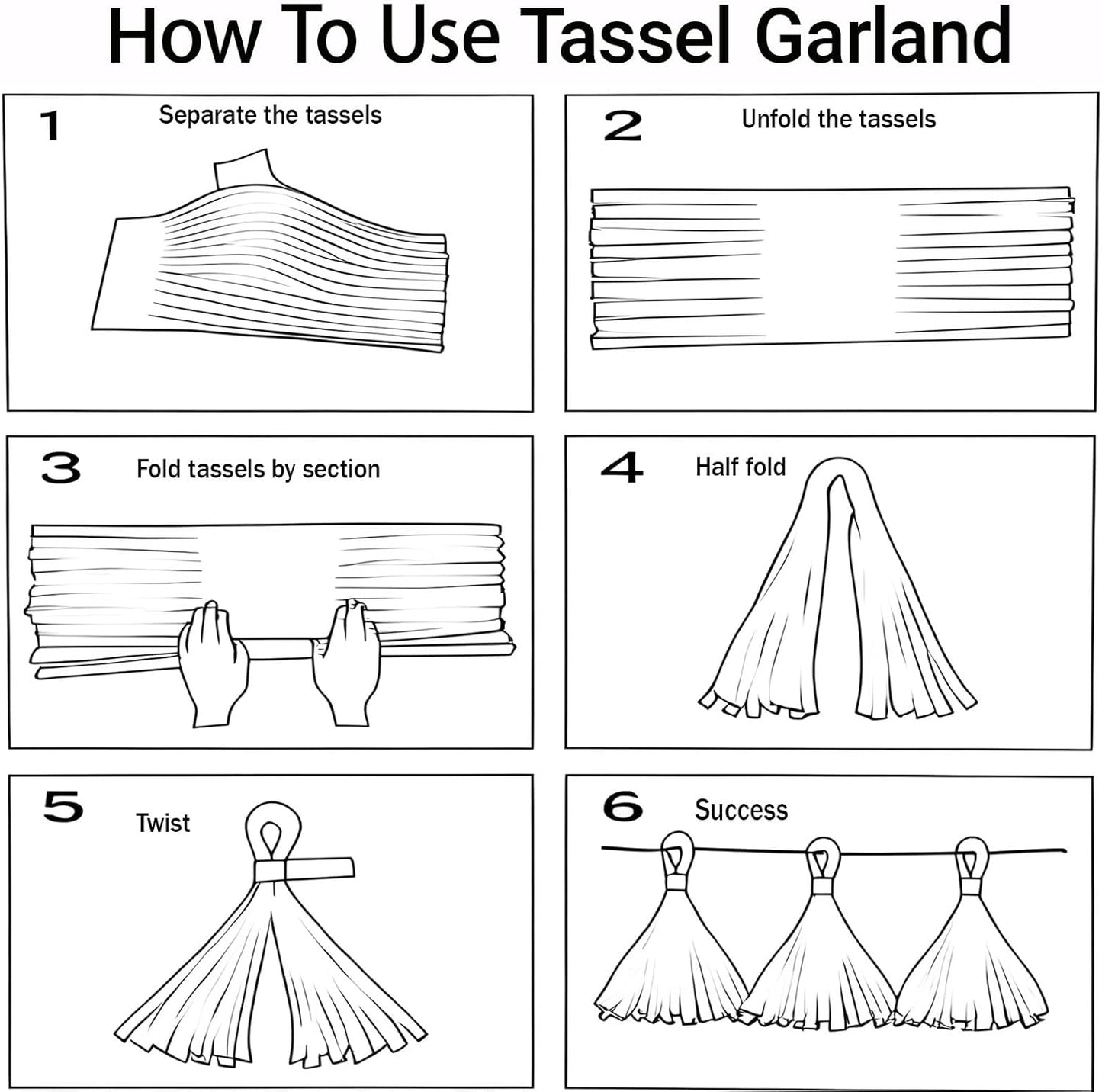 Purple Yellow Paper Tassel, 20 Pack, Party Decorations for Birthday, Baby Shower, Sprot Game,Graduation