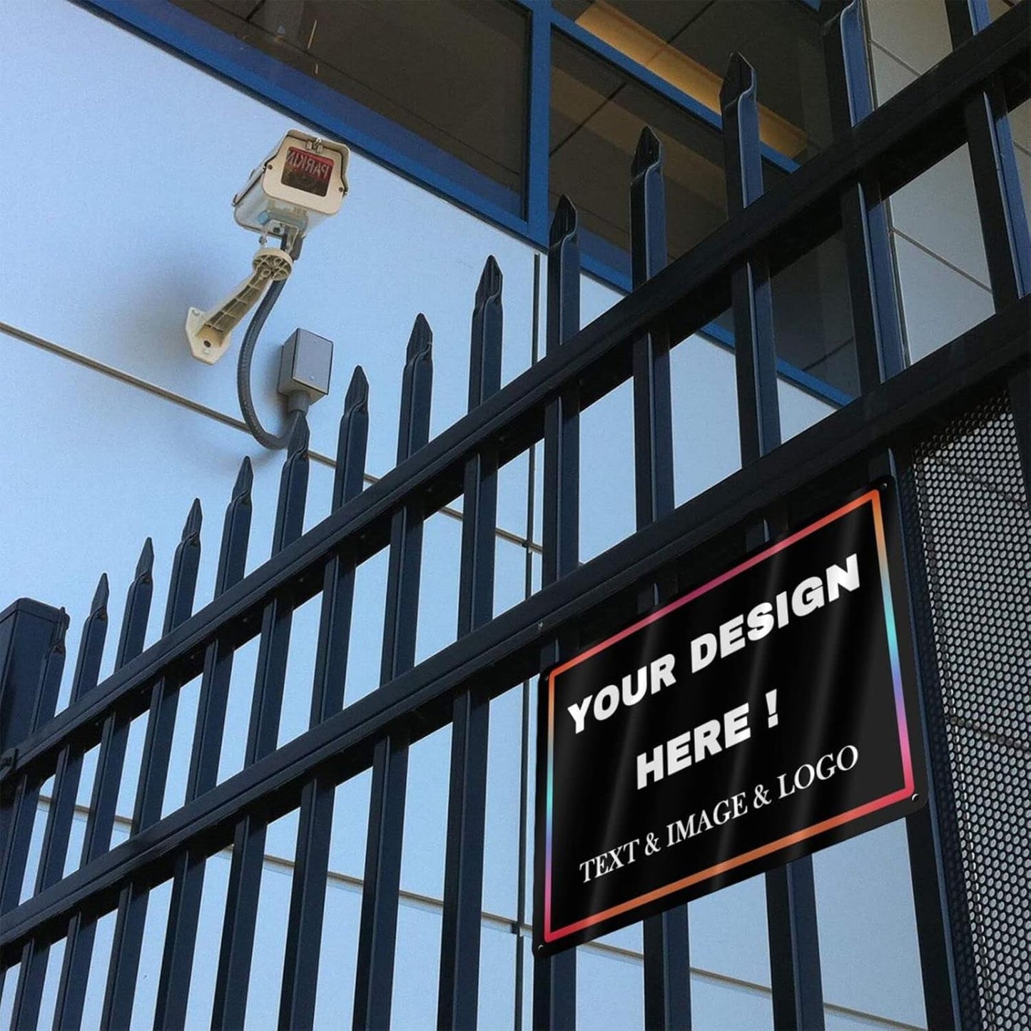 Custom Signs Outdoor Metal Sign - 12 x 8 Customized Personalized Aluminum Signs for Office, Home, Business, Decor, Custom Road Signs, Rust-Proof Sign (Colorful Text Box)