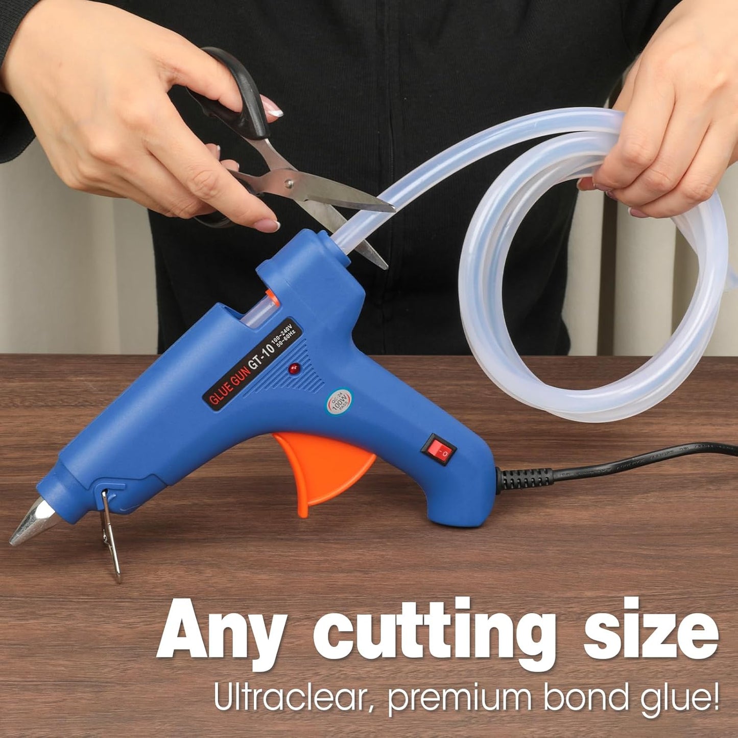 5 Rolls Hot Glue Sticks, Full Size 3 FT Long x 0.43" Diameter Glue Sticks for Glue Gun, Widely Used in Wood, Metal, Glass, Plastic, and More