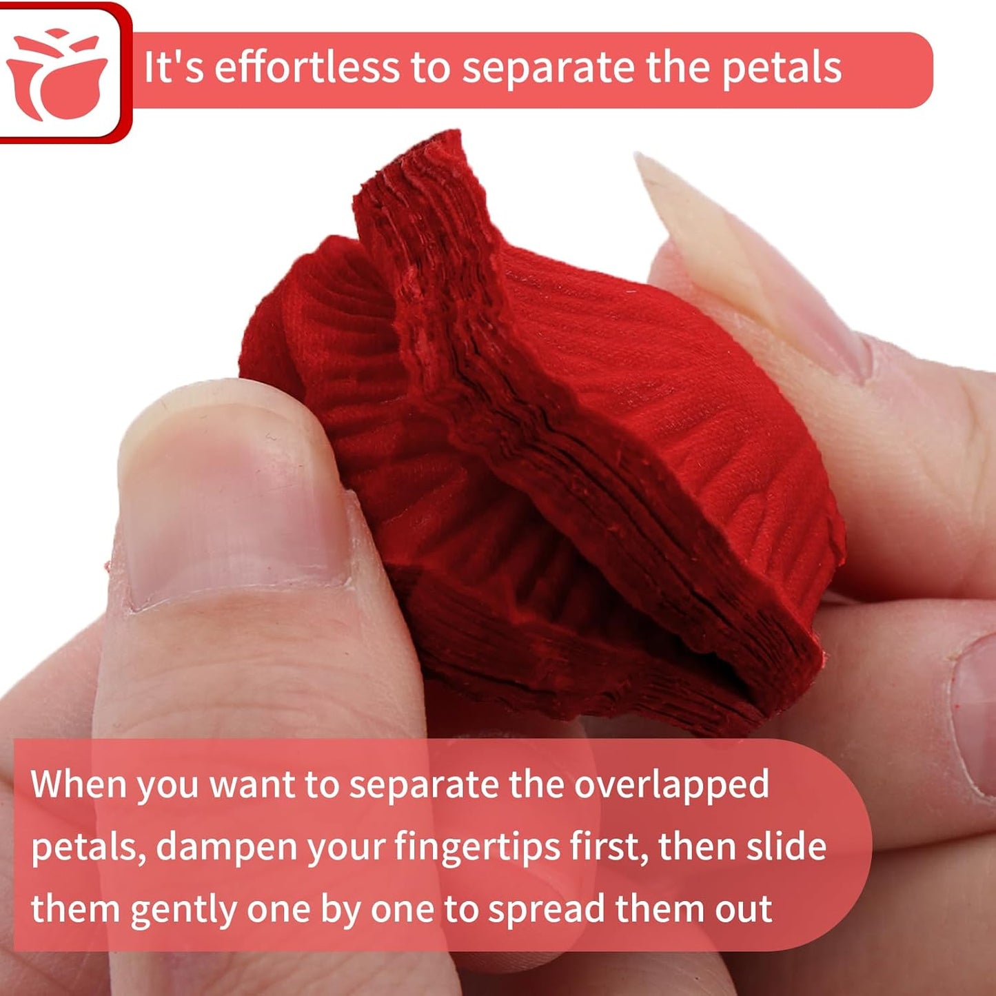 1000 Pcs Artificial Fake Rose Petals,Flower Petals for Romantic Night, Engagement, Party, Wedding, Event Flower Decorations, in Bulk(Dark Red)