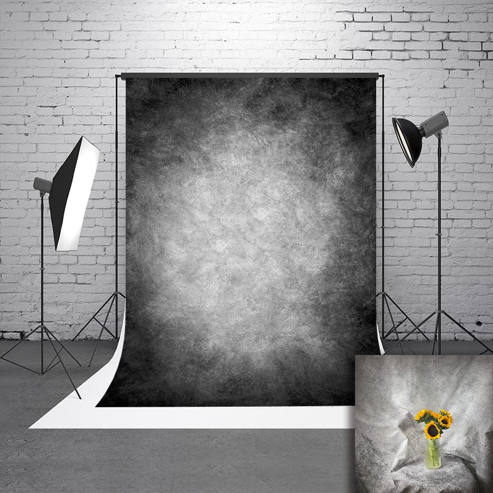 5x7ft Abstract Black Gray Portrait Photography Backdrops Photo Studio Prop Background for Children Adult