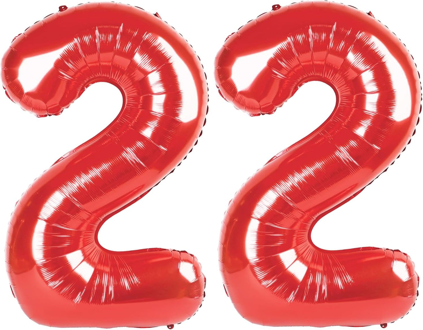 Red Number 22 Balloon 40 Inch Birthday Decorations, Number 22 Balloon Birthday Party Decorations, Anniversary Decorations Graduations Party Supplies