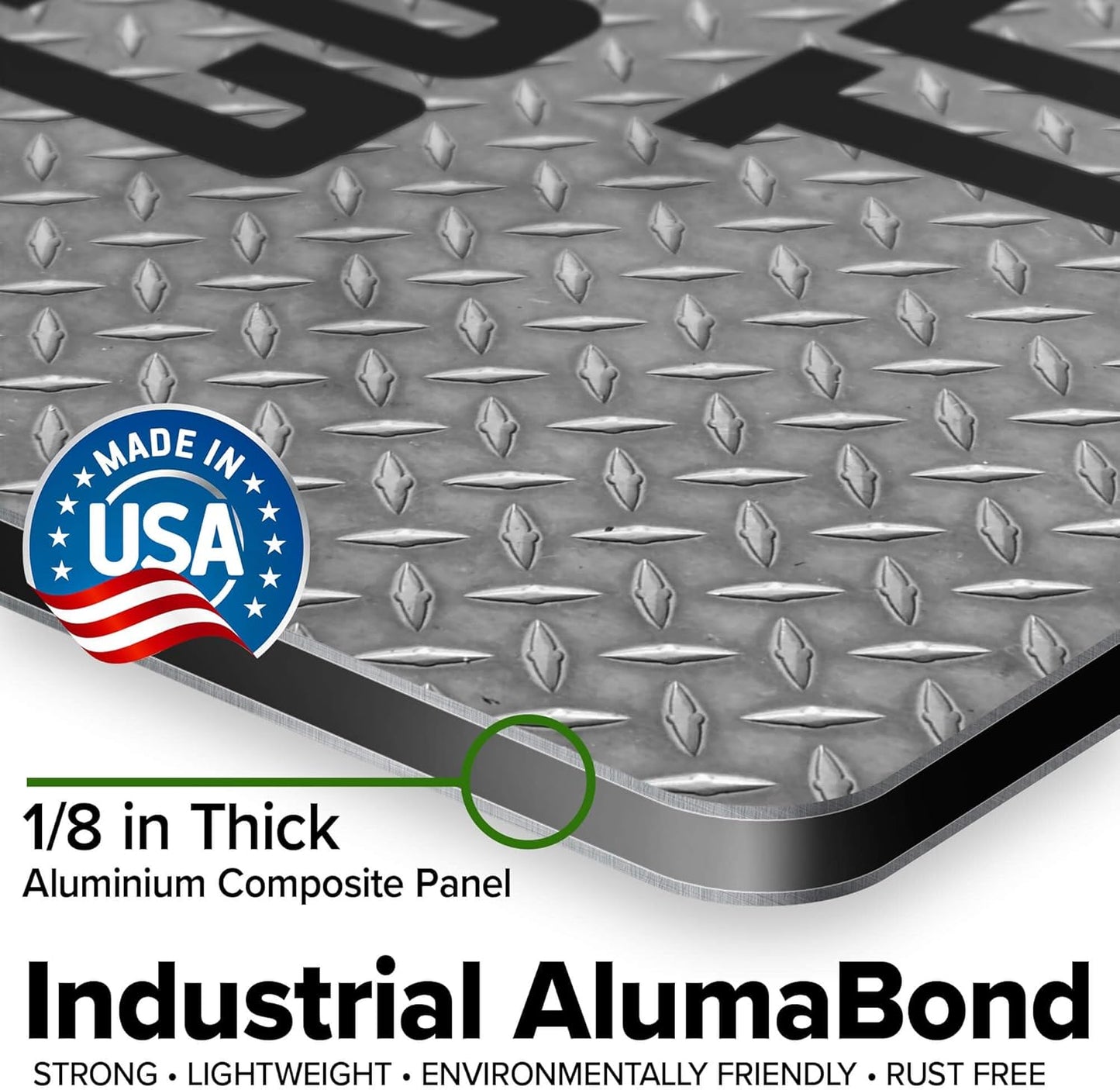 Custom Sign, Custom Street Sign, 11 Font Colors, 13 Font Styles, 4 Hole Options, 22 Sizes, 12x18 Inches, Rust Free DiBound, Fade Resistant, Made in USA by My Sign Center (Diamond Metal)