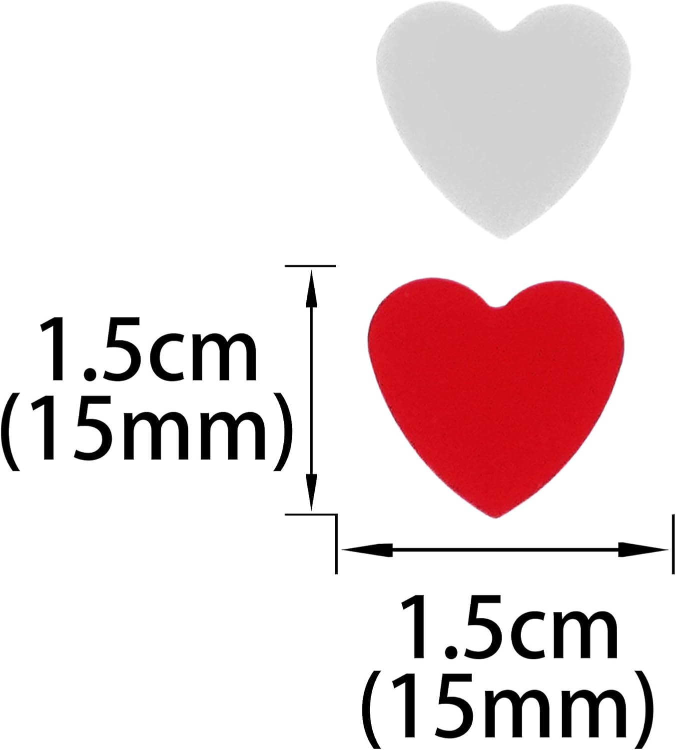 Red Love Heart Valentines Party Table Decorations - Metallic Sequins Heart Confetti, Wedding Engagement Anniversary Just Married Birthday Party Sprinkles, 60g