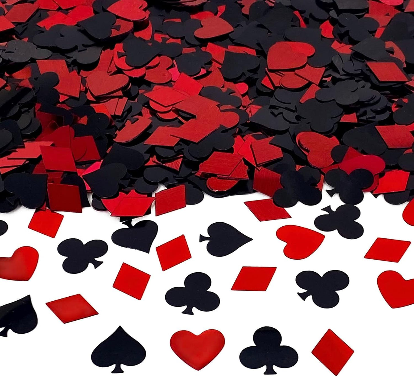 Poker Confetti Casino Sequins-Table Confetti Metallic Foil Sprinkles or DIY for Wedding Birthday Bday Baby Shower Engagement Bachelorette Party Supplies (Poker)