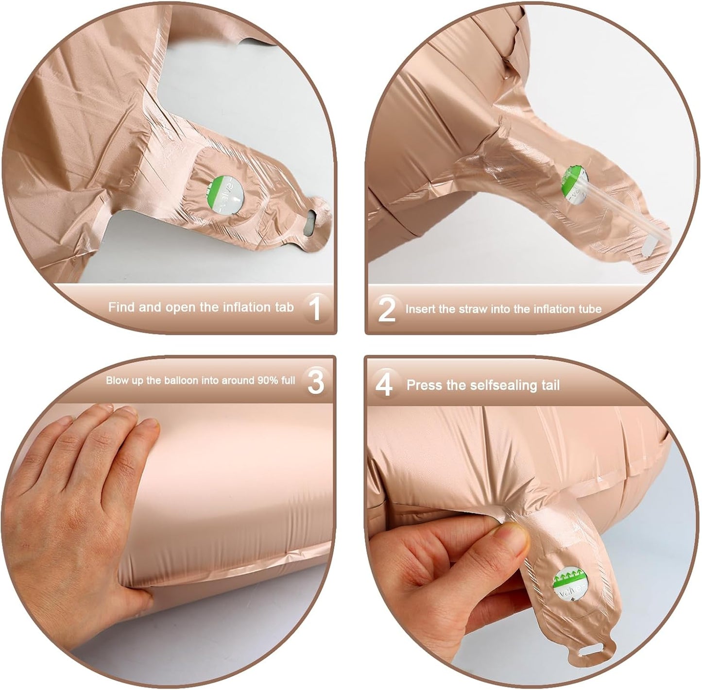 Big Light Brown 40 Inch 9 Balloon Number, Jumbo Giant 9th 19 29 39 49 99 Birthday Party Decorations, Large Light Brown Foil Balloons Anniversary Birthday Party Engagement Decorations