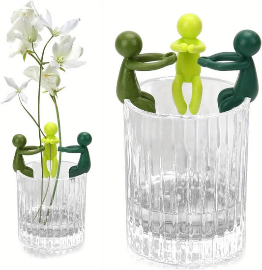 3-pcs Plant Propagation Buddy, Plant Cutting Holder for Stems, Sprouts and Shoots, Plant Propagation Friends for an Indoor Garden or a Plant Propagation Station (3, Green)