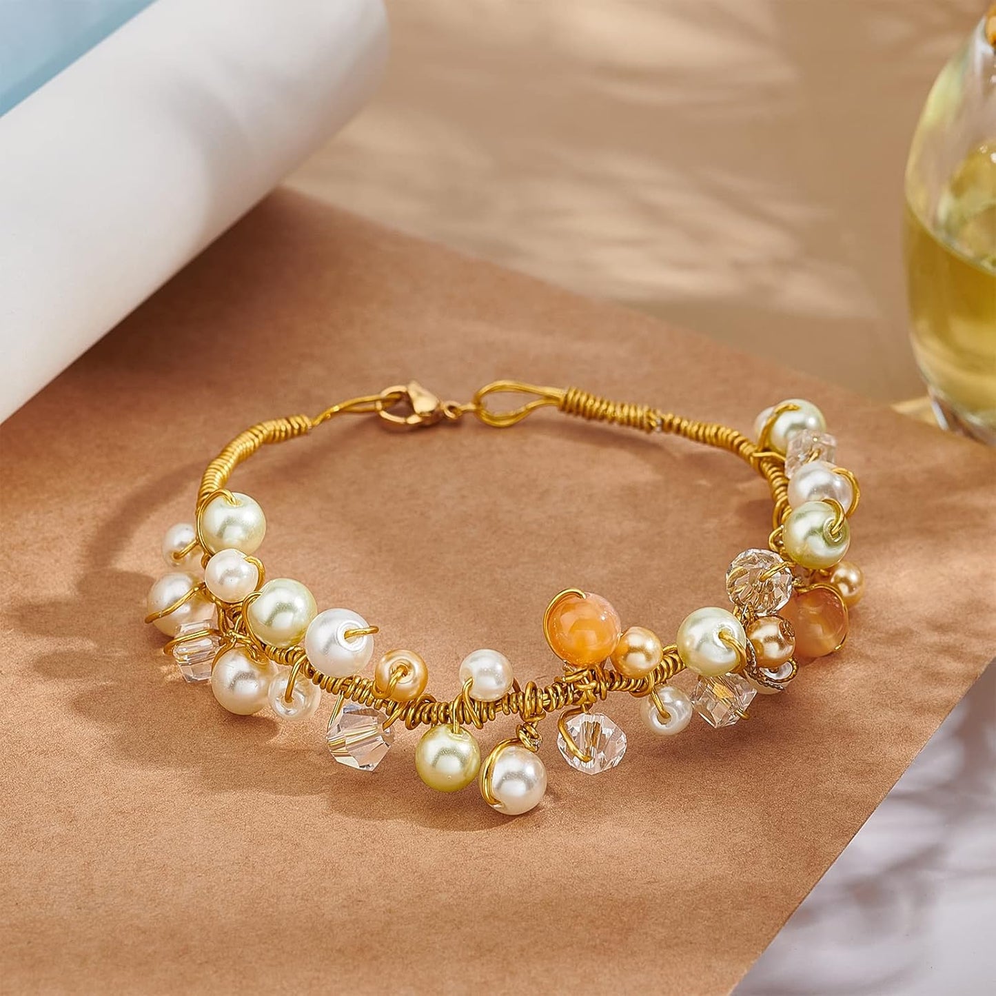 BENECREAT 20 Gauge Aluminum Wire - 770FT Anodized Colored Wire for Jewelry, Beading, Floral Crafts (FireBrick Red)