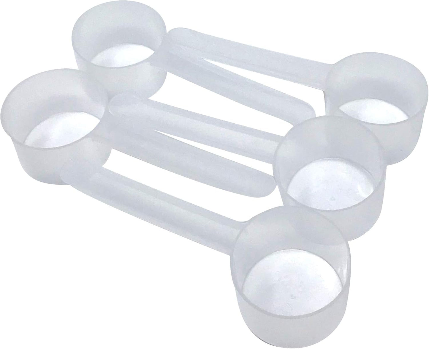 3 Tablespoon (1.5 Oz. | 43 mL) Long Handle Scoop for Measuring Coffee, Pet Food, Grains, Protein, Spices and Other Dry Goods (Pack of 5)