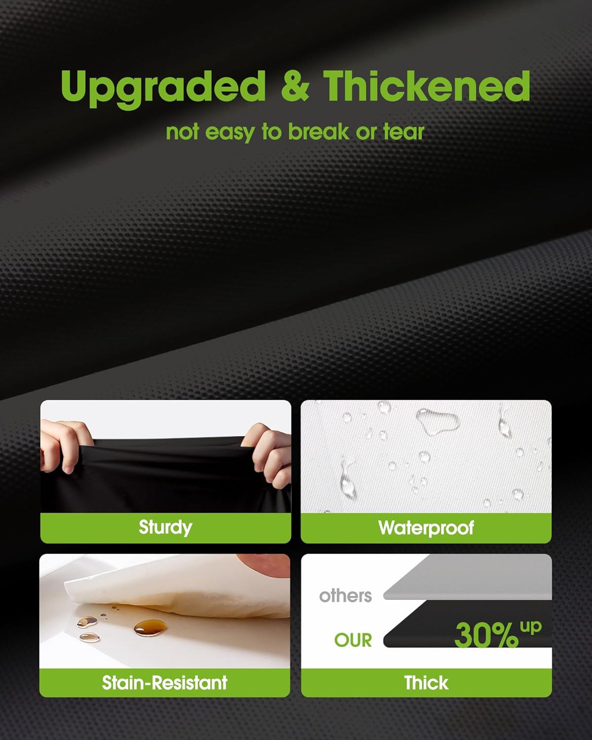 Pureegg Plastic Table Cloth Disposable 10 Pack, 54 x 156 Inch Table Cloths, Halloween Party Decorations, Summerween Decor, Halloween Tablecloths, Rectangle, Plastic Cover, Leakproof & Sturdy, Black