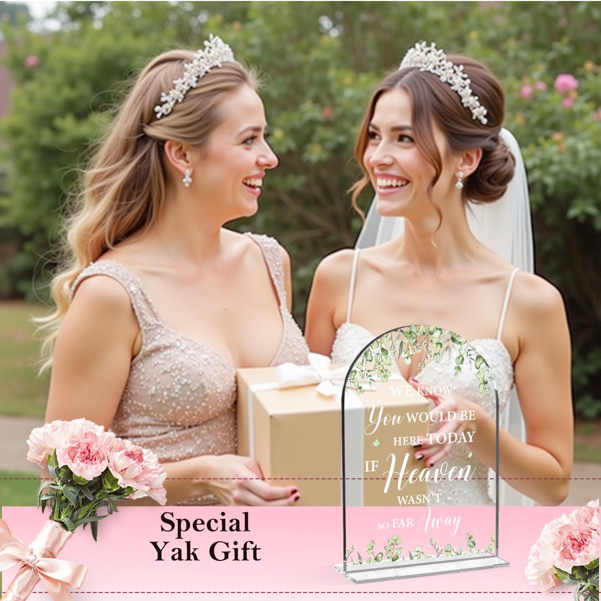 Wedding Memorial Sign We Know You Would Be Here Today If Heaven Clear Acrylic Table Sign for Marriage Parties Anniversaries Reception Cafe Hotel Party Bar Business Event