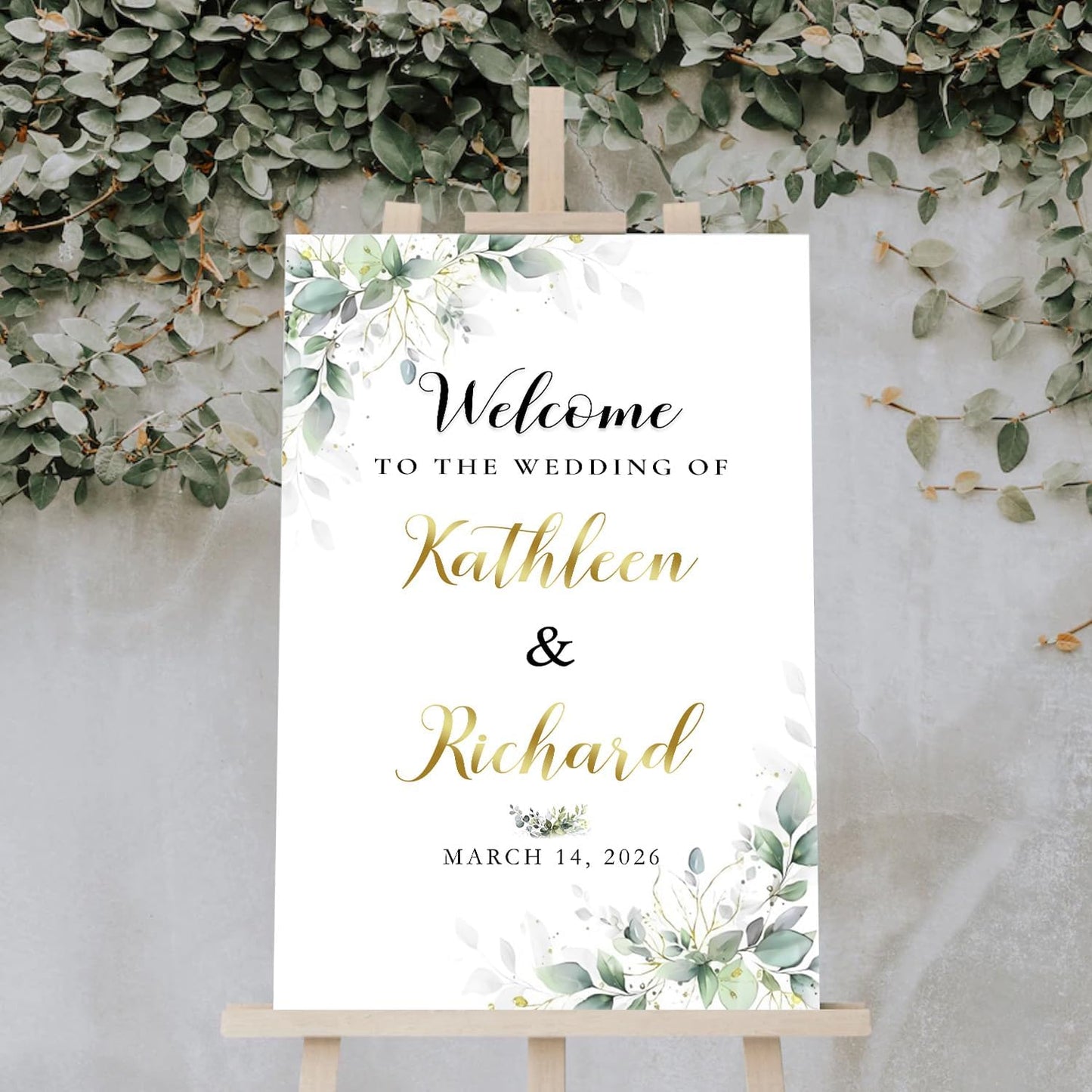Welcome To Our Wedding Sign, Wedding Decorative Signage, Wedding Directional Signs, Wedding Sign Flowers, Sign In Board For Wedding, Personalized Wedding Sign