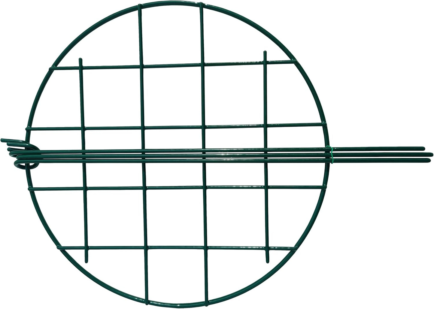 12 x 16 inch Poeny Cage Grow Through Grid Plant Brace Flower Support Rings, Pack of 10 Round Metal Plant Stakes Rings, Strong Large Garden Supports for Flowers, Peonies, Rose, Lily