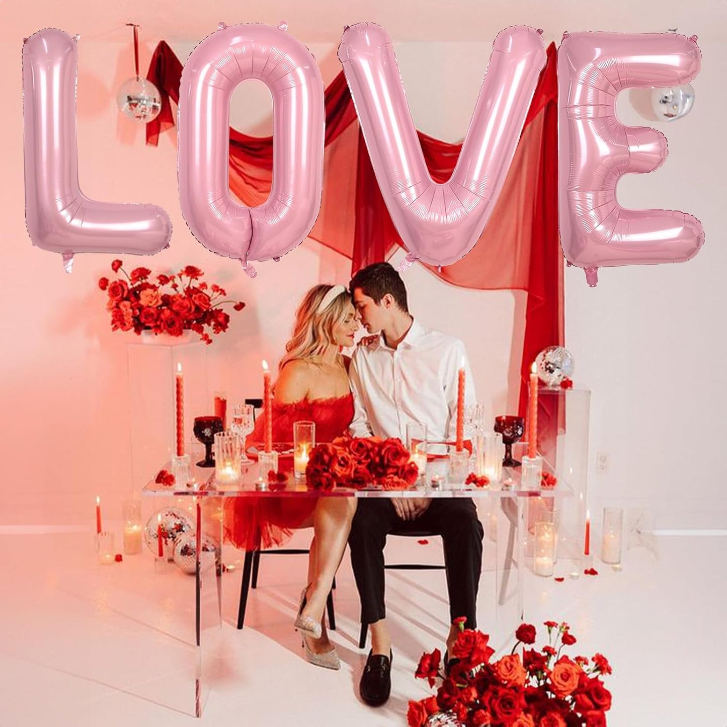 Giant Letter Y Foil Balloon Baby Pink, Pastel Pink Inflatable Word Balloon Y Alphabet Birthday Decor, 40 Inch Pearl Pink A-Z Custom Alphabet Balloons for Girls Baby Shower Party Decoration Supplies