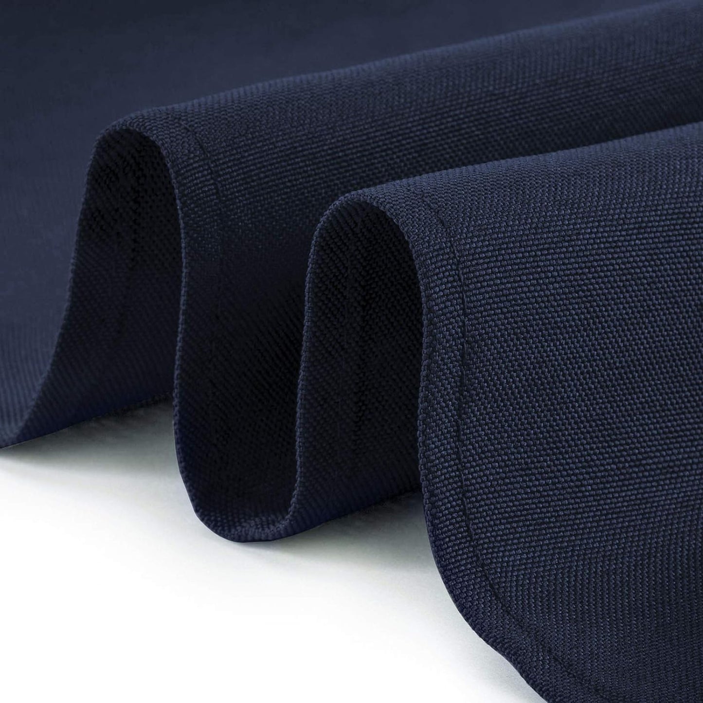 Lann's Linens - 10 Premium 70" Square Tablecloths for Wedding/Banquet/Restaurant - Polyester Fabric Table Cloth - Navy Blue