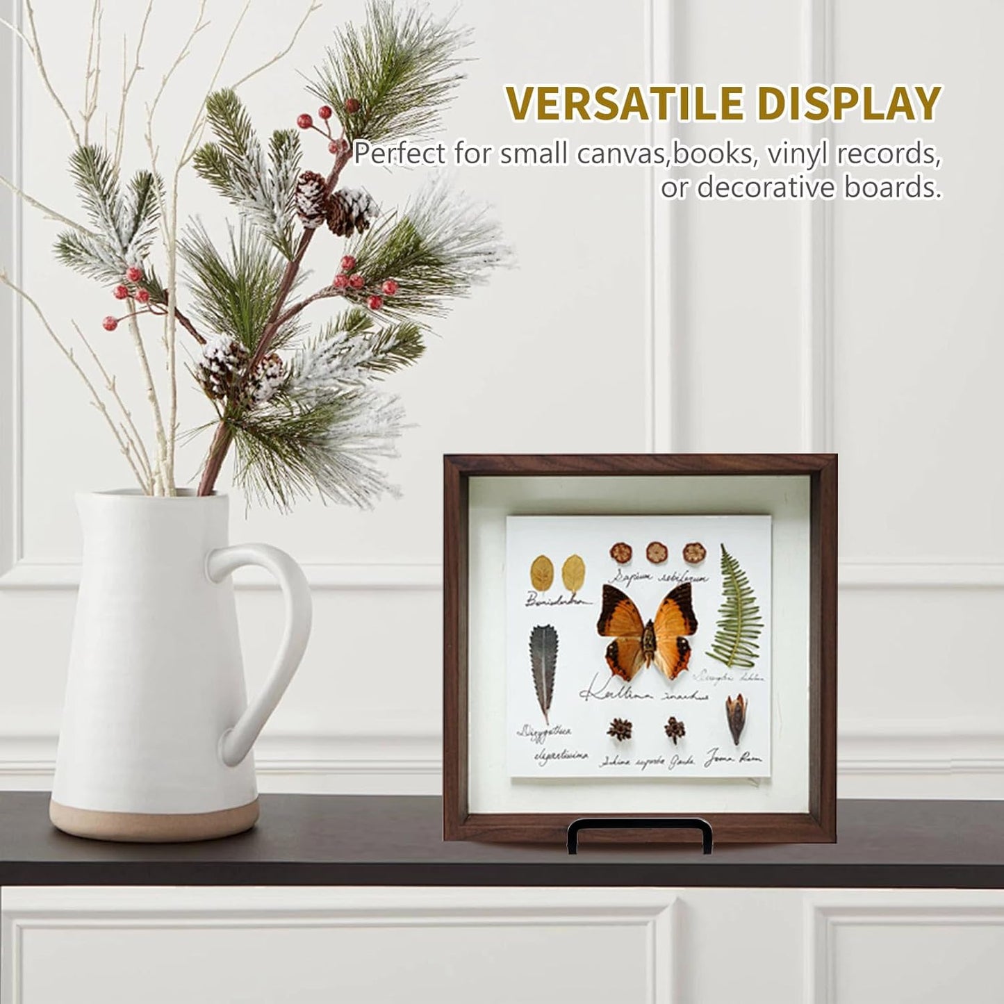 Plate Holder Easel Display Stand - 6 inch Metal Plate Stands for Display - Tabletop Picture Stand - Black Iron Easels for Display Pictures | Photo Frames | Book | Decorative Plates | Plaque - 4Pack