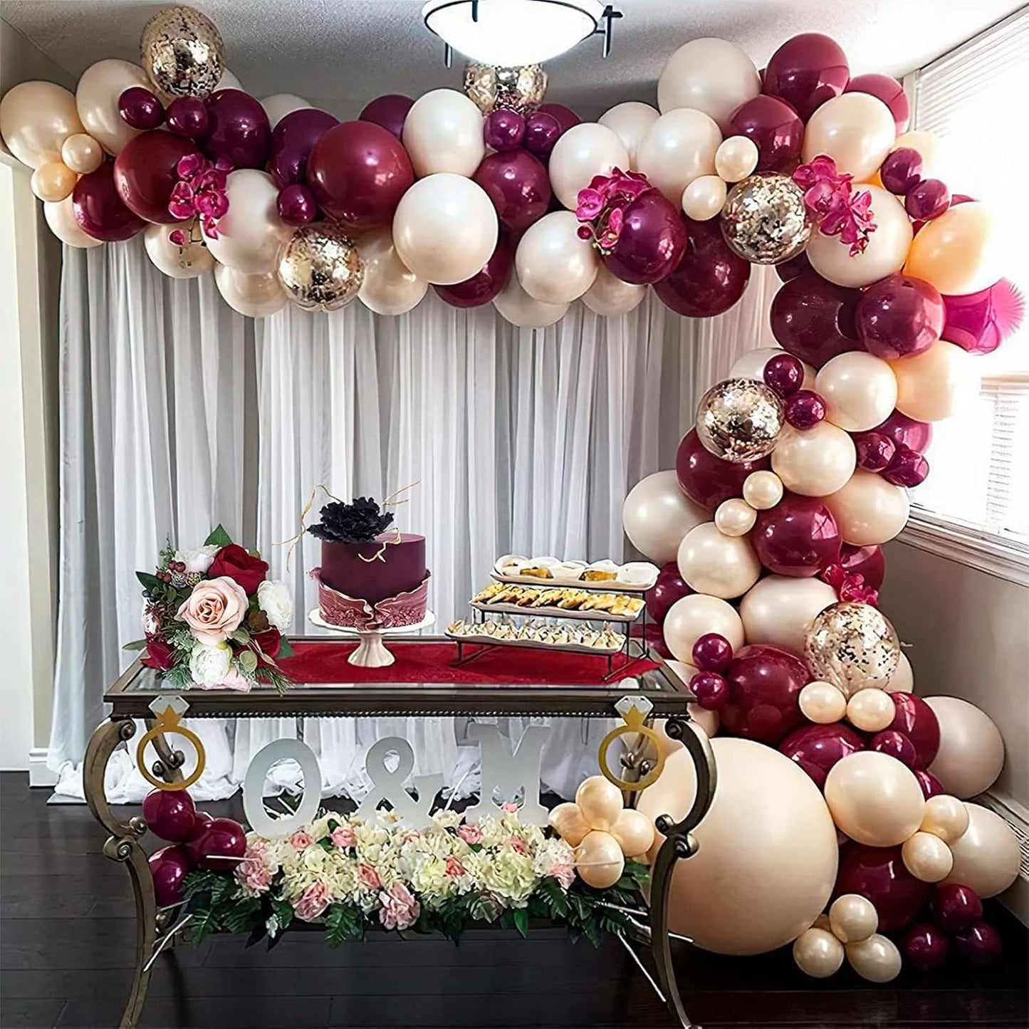 Chrome Hot Pink Balloons 12 Inch, Double-Layered Metallic Hot Pink Balloons, Shiny Thick Chrome Metallic Magenta Latex Helium Balloon for Girls Women Birthday Wedding Party Decoration Supplies