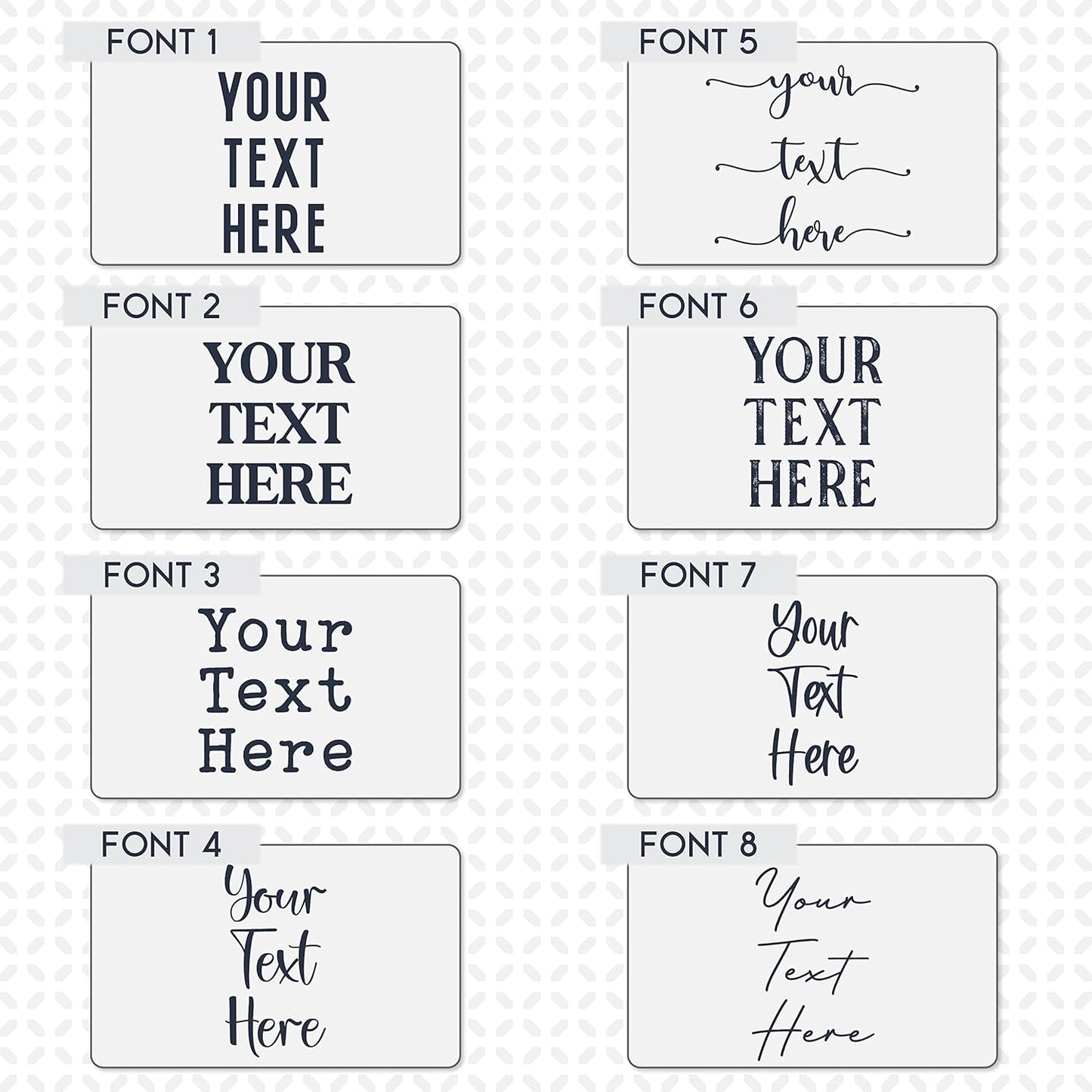 Personalized Signs for Home, Custom Sign with Any Text, 3 Sizes - 12 Background Options & 8 Fonts - Customizable Sign 14X11