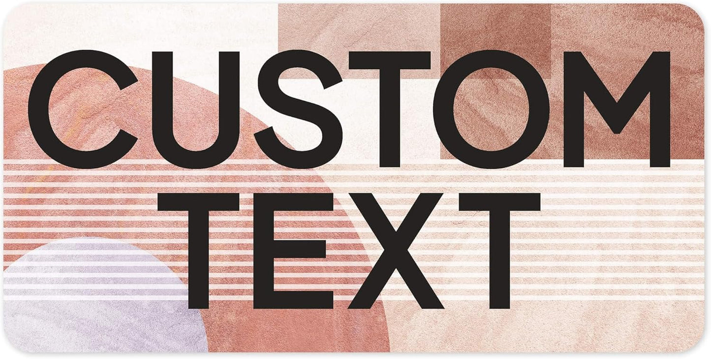 Custom Sign, Custom Street Sign, 11 Font Colors, 13 Font Styles, 4 Hole Options, 22 Sizes, 6x12 Inches, Rust Free DiBound, Fade Resistant, Made in USA by My Sign Center (Mid-Century Modern 1)