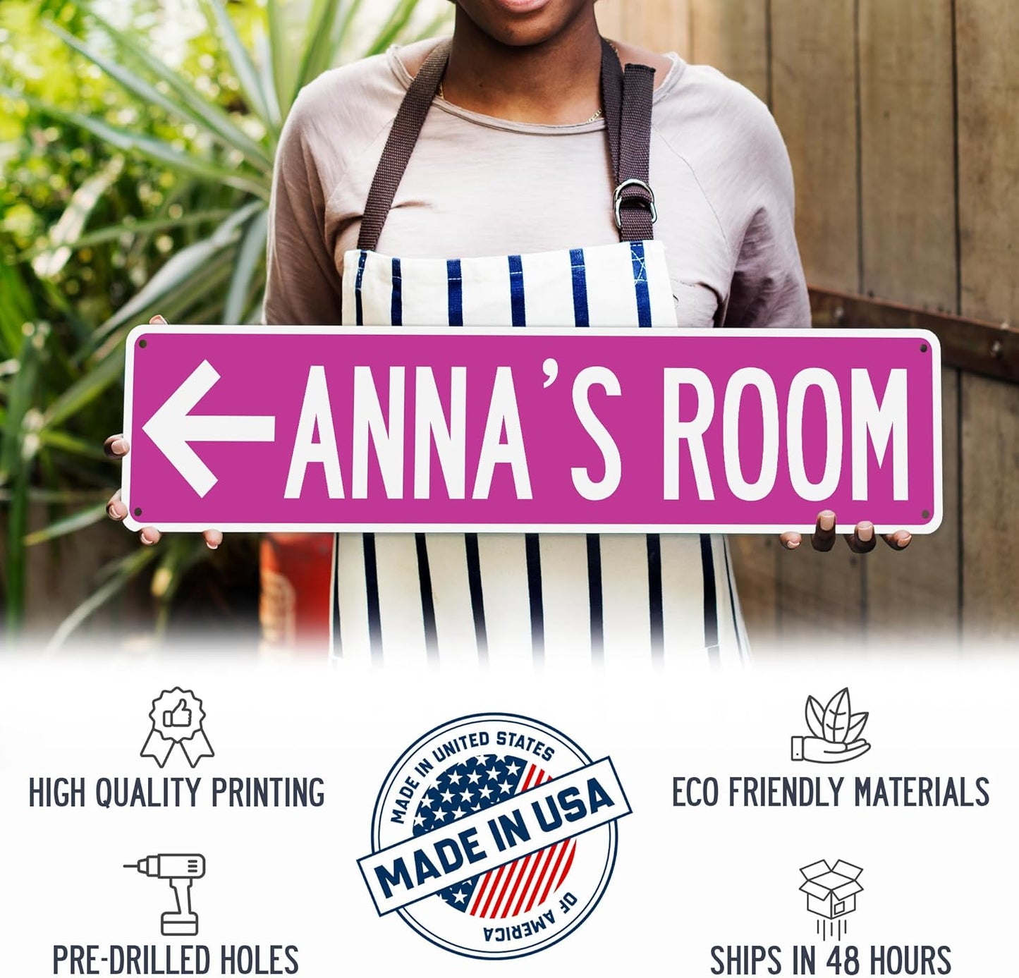 Customized Street Signs Custom Road Sign - Made In USA - Choose Your Color Signs For Bedroom Personalized Arrow Signs Yard Signs 104180011001