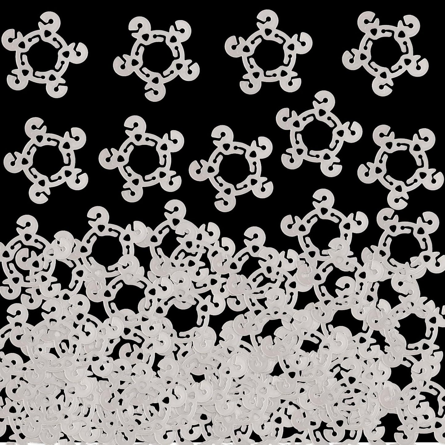 60 PCS Balloon Clips, Balloon Arch Clips, Balloon Connectors Clip Holders for Decor Balloon Arch Column Stand Garland Birthday Wedding Baby Shower Party Decorations