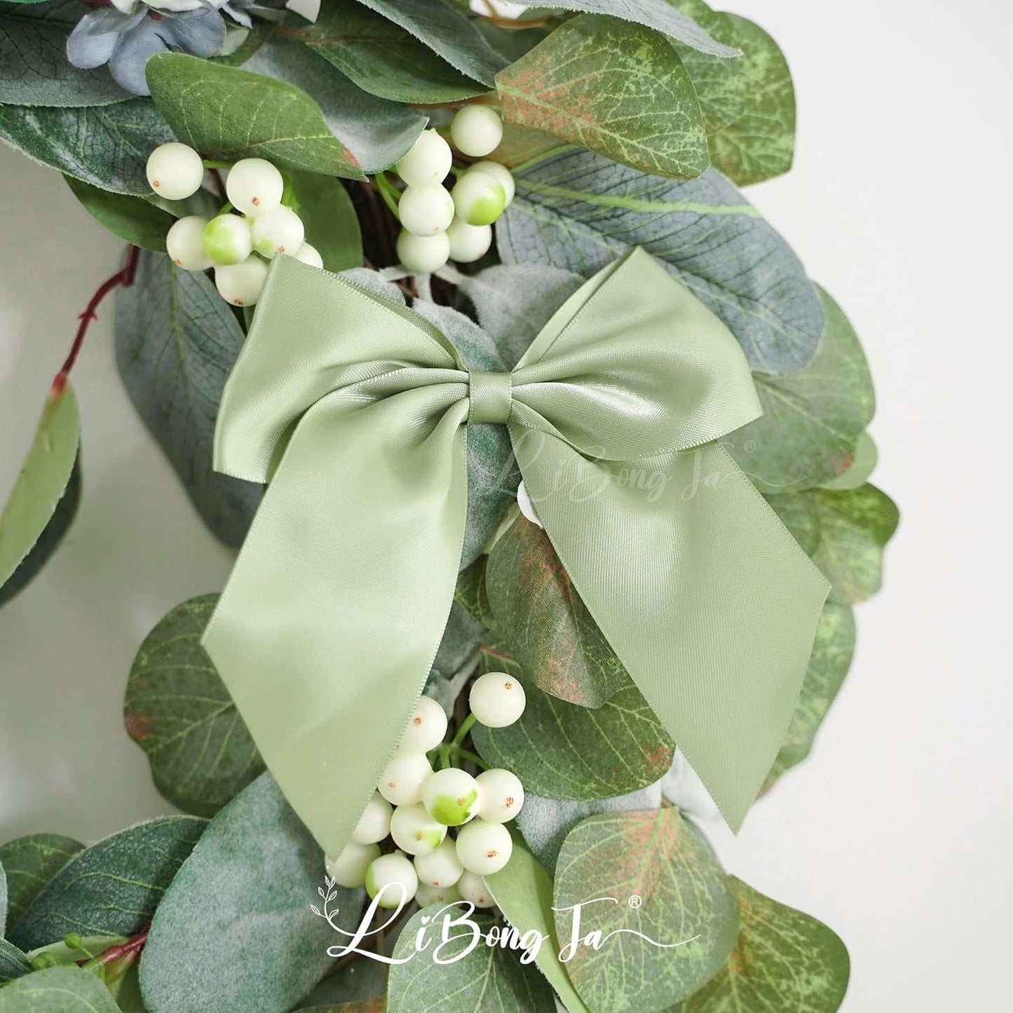 5'' Sage Green Bow Party Decorations Satin Bows, Twist Tie Bows for Treat Bags, Cake Pops, Pre-tied Bow Premade Ribbon Bows for Crafts, Holiday Bows for Gift Wrapping, Wedding Decor-24 Counts