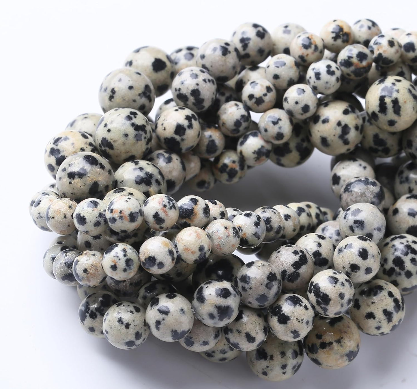 Quail Egg Stone Beads Gemstone Round Crystal Energy Jade Beads Stone Beads for Jewelry Making DIY Bracelet Necklace Jewelry Making 1 Strand 15.5inch 31PCS 12MM