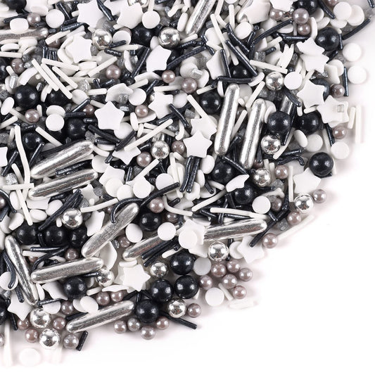 Sprinkles For Cake Decorating, Cupcake, Cookies, Ice Cream Topper, 7 Ounces Gold And Silver Cake Sprinkles Baking, Perfect For Birthdays, New Year’S Eve, Graduations (Sparkling)