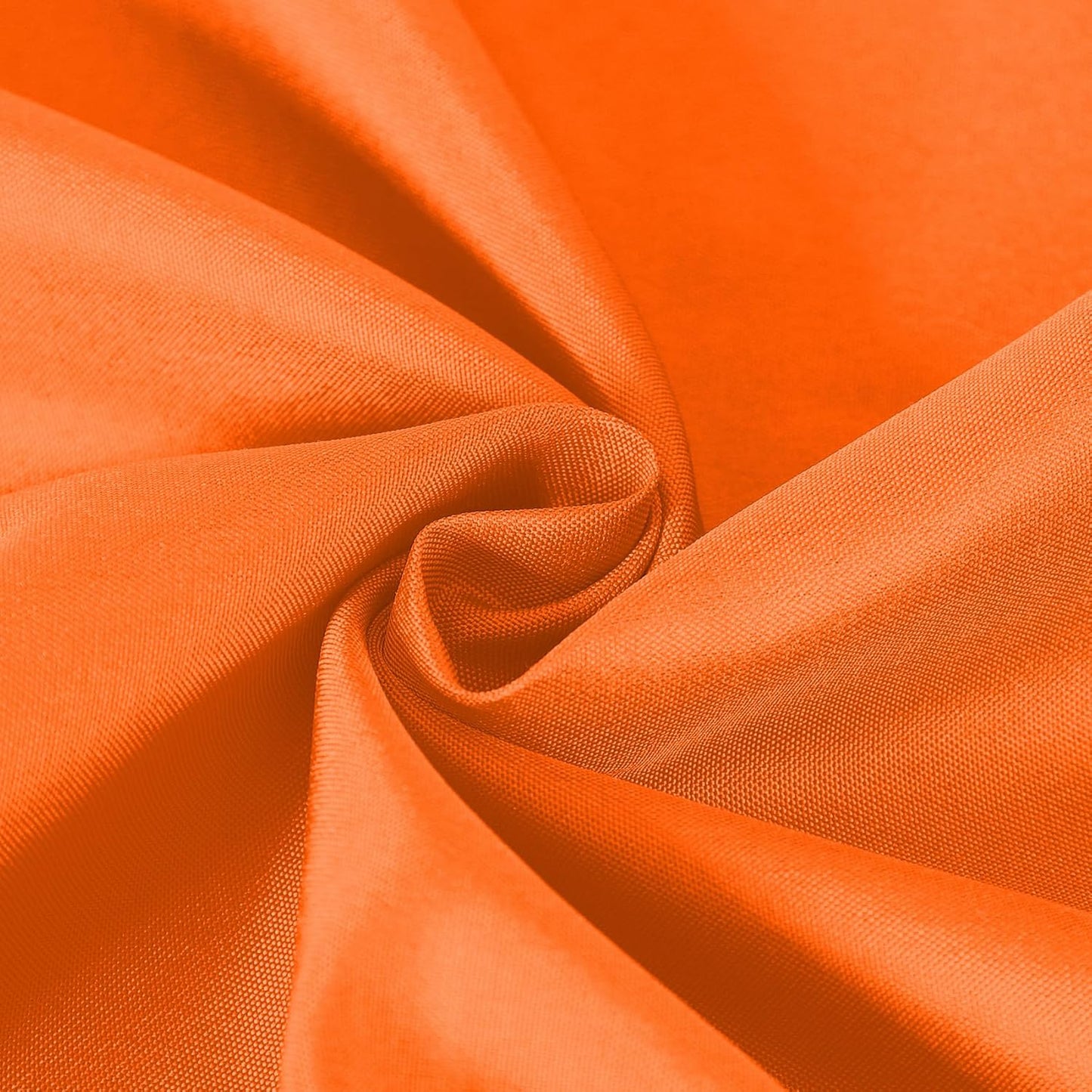 Rectangle Tablecloth 90x132 inch Washable Polyester Fabric Table Cloth for Wedding Party Dining Banquet Decoration（90x132, Orange）