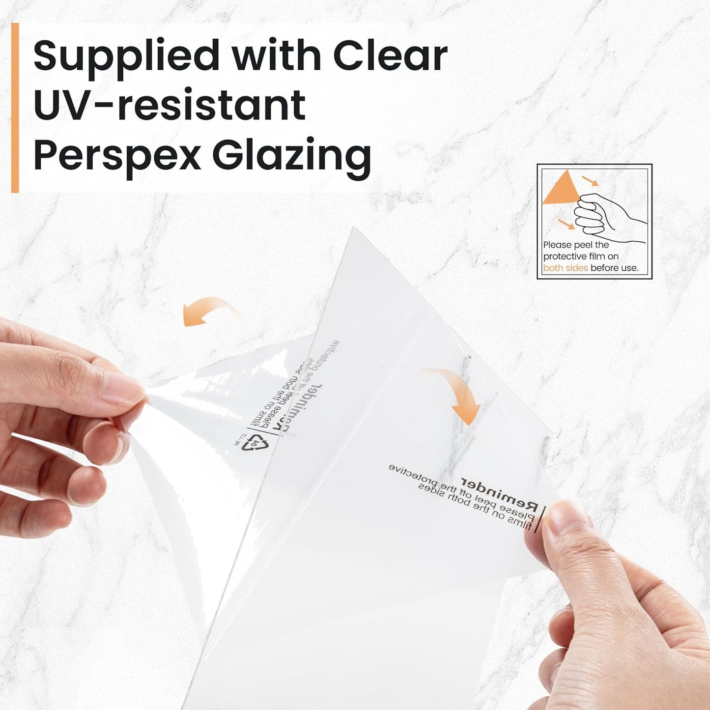 8x10 inch Picture Frame, 8x10 Photo Frames with 5x7 Removable Mat - High Definition Plexiglass - Vertical and Horizontal Display - Wall Hanging Frame - White, 5 Pack