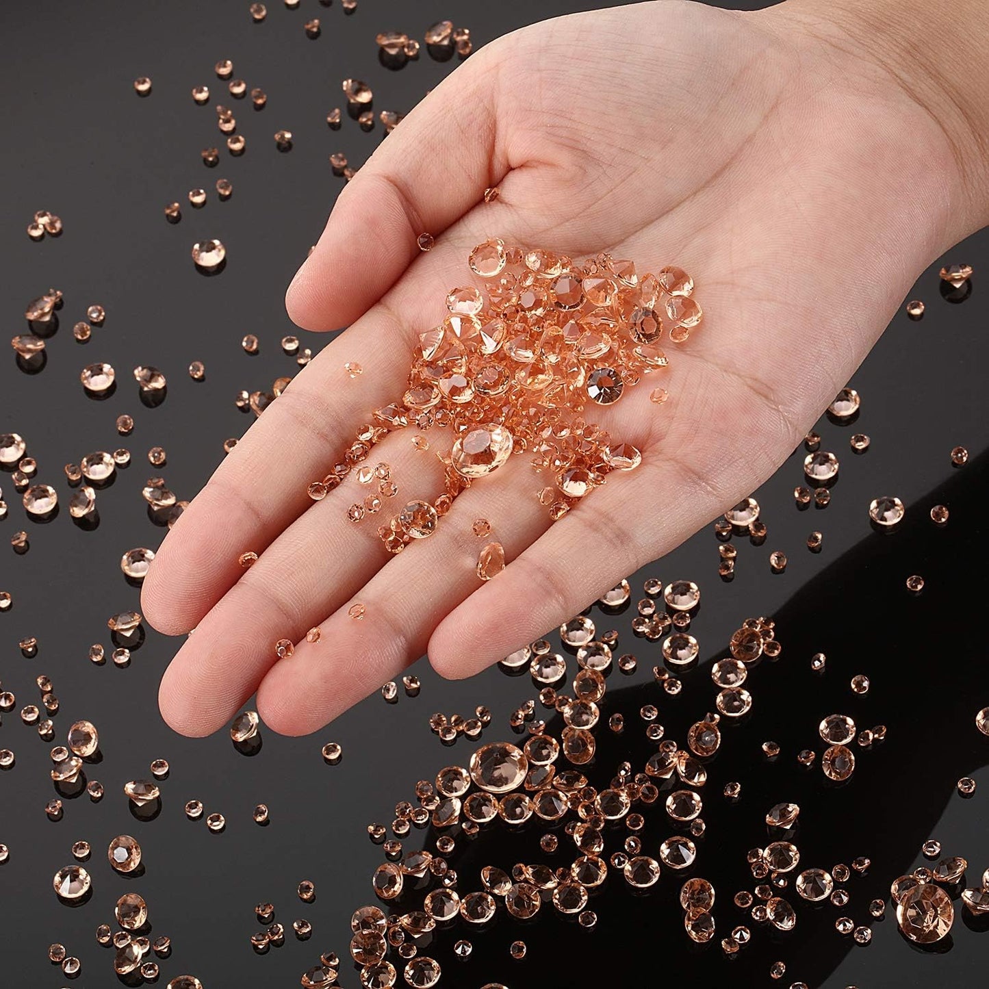 10000 Clear Wedding Table Scatter Crystals Acrylic Diamonds Rhinestones for Table Centerpiece Decorations Bridal Shower Decorations Vase Beads