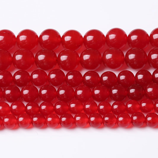 Carnelian Stone Round Beads for Jewelry Making DIY Bracelet Necklace 4MM 90PCS