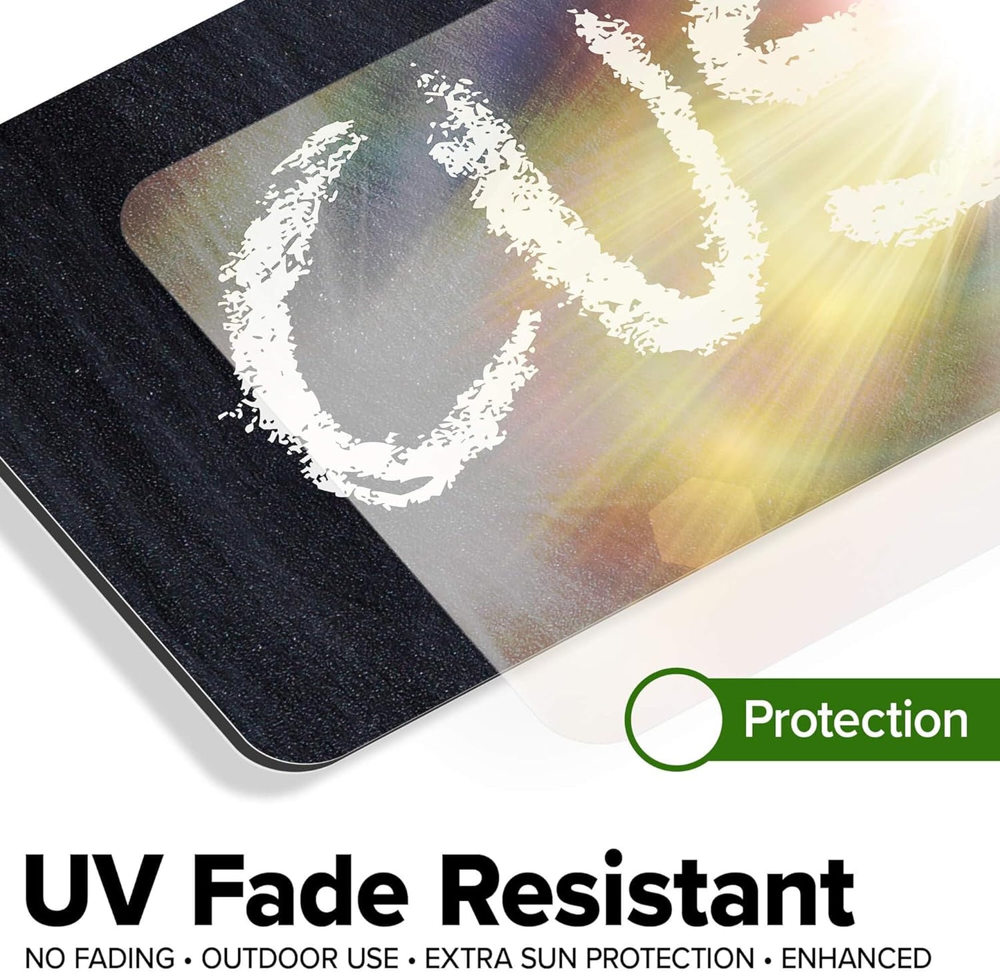 Custom Sign, Custom Street Sign, 11 Font Colors, 13 Font Styles, 4 Hole Options, 22 Sizes, 6x30 Inches, Rust Free DiBound, Fade Resistant, Made in USA by My Sign Center (Chalkboard Black)