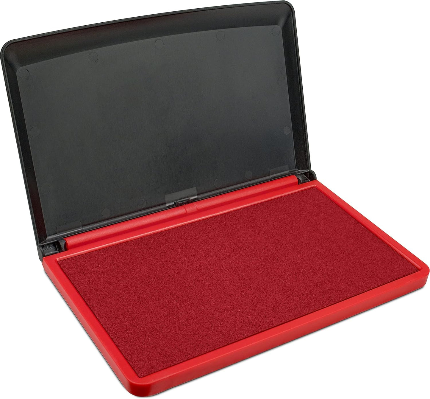 MaxMark Large Premium RED Ink Stamp Pad - 3.5" x 6.25" - Quality Felt Pad