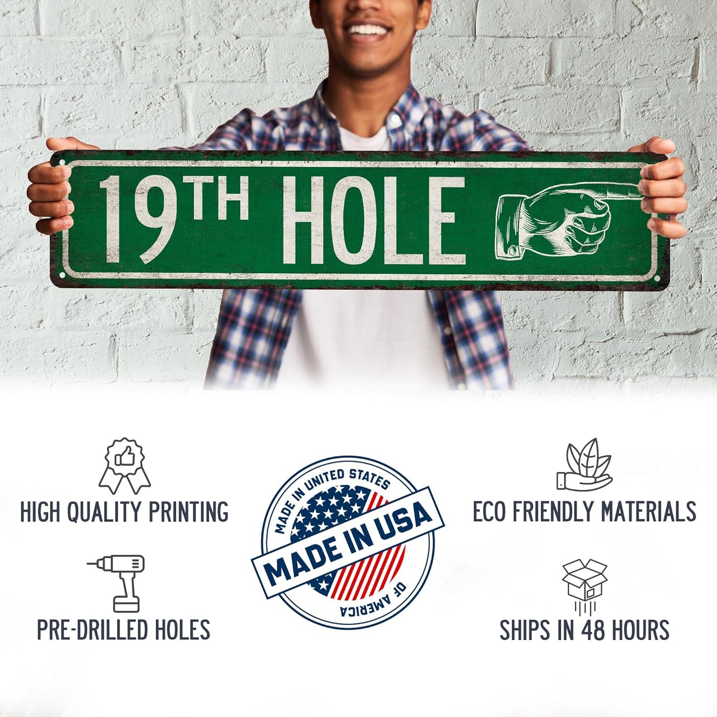 Custom Sign Customizable Sign Directional Sign This Way Sign - Made In USA - Street Signs For Bedroom Road Signs Personalized Metal Signs 104180015001